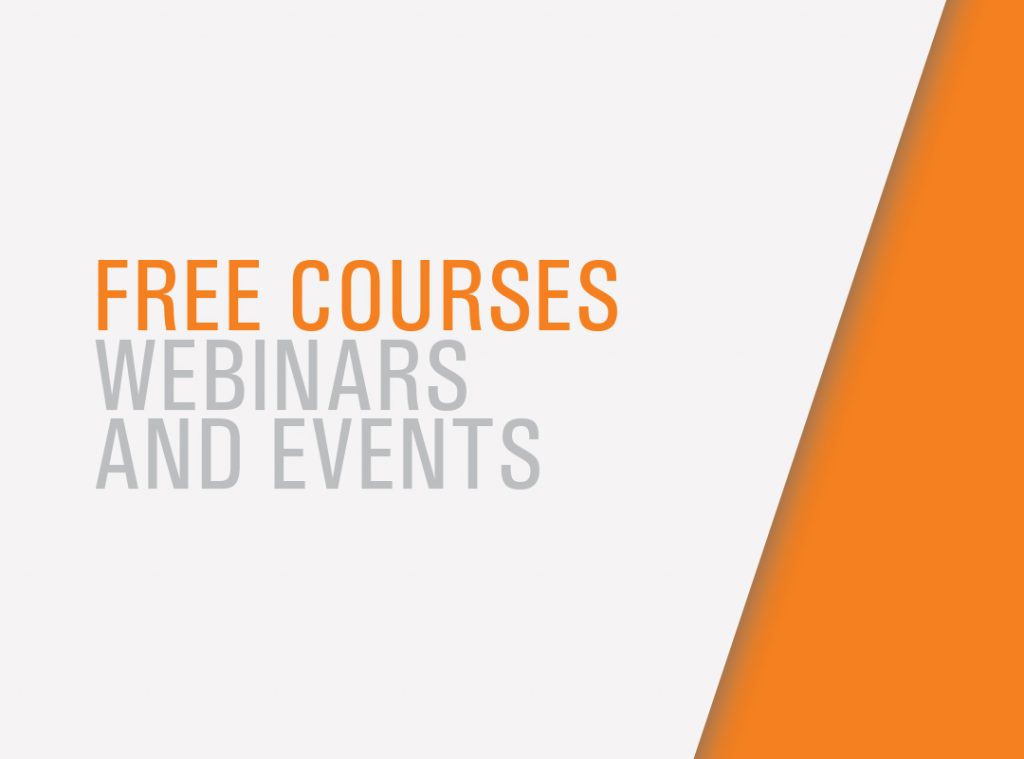 Free Courses Webinars and Events